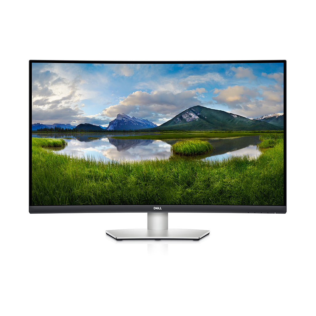 A Photo Of Dell 32 Curved 4K UHD Monitor - S3221QS | Immersive Entertainment with HDR & AMD FreeSync