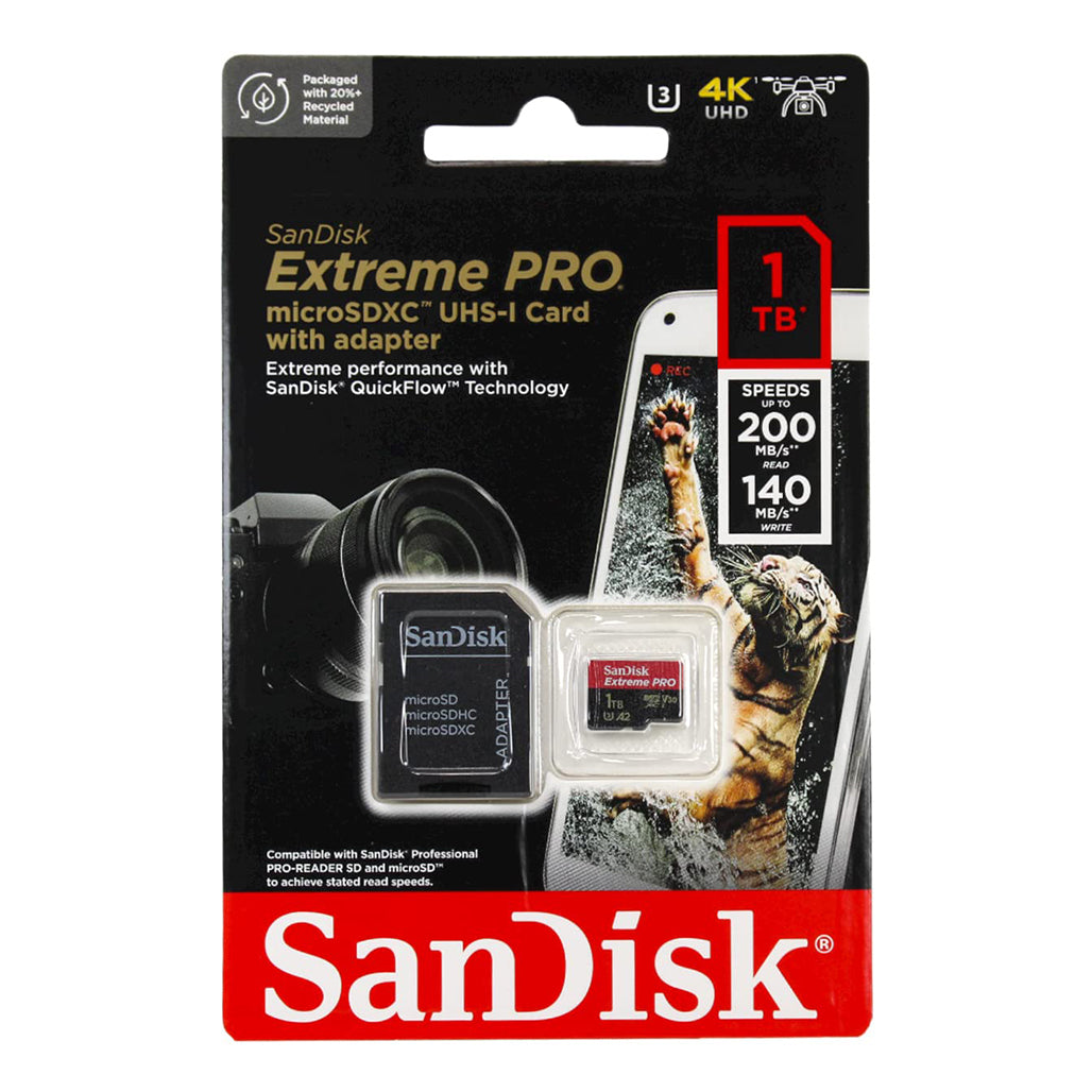 A Photo Of SanDisk Extreme Pro UHS-I/U3 MicroSDHC - High-Speed 4K Ultra HD Ready Memory Card