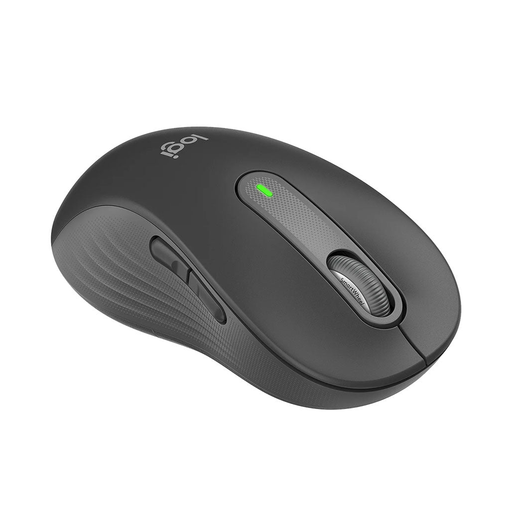 Logitech Signature M650 L Left Wireless Mouse with Silent Clicks - Graphite, 31891159318780, Available at 961Souq