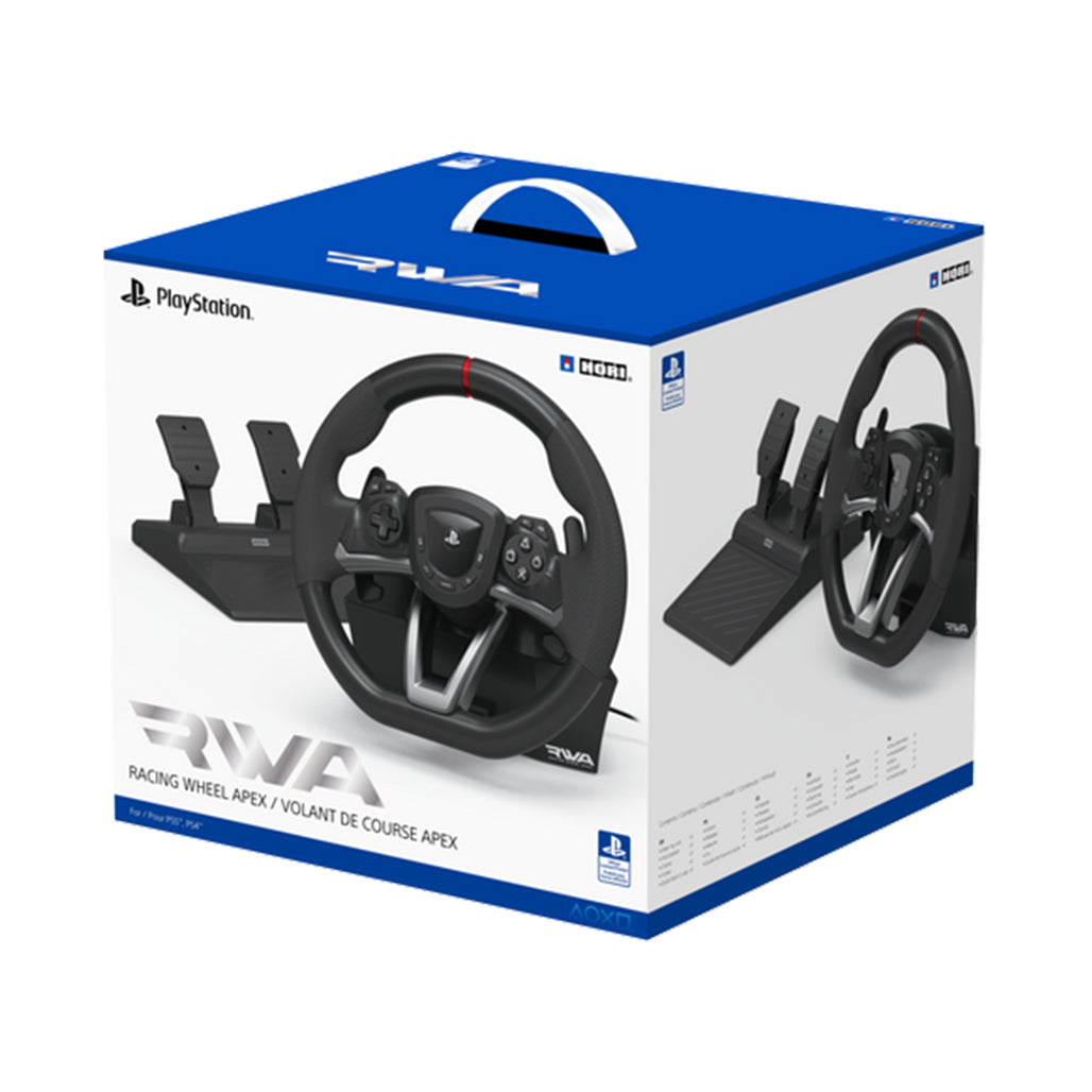 A Photo Of Sony Racing Wheel APEX for PS5 and PS4 - Authentic Racing Simulator with Adjustable Turn Ratio & Full-Size Pedals