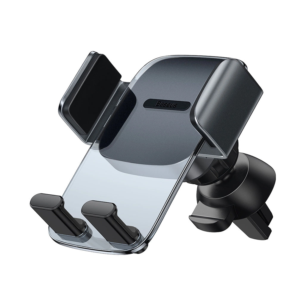 A Photo Of Baseus 2-in-1 Car Phone Holder for Dashboard and Ventilation Grille, Universal 360° Rotation - Black (SUYK000001)