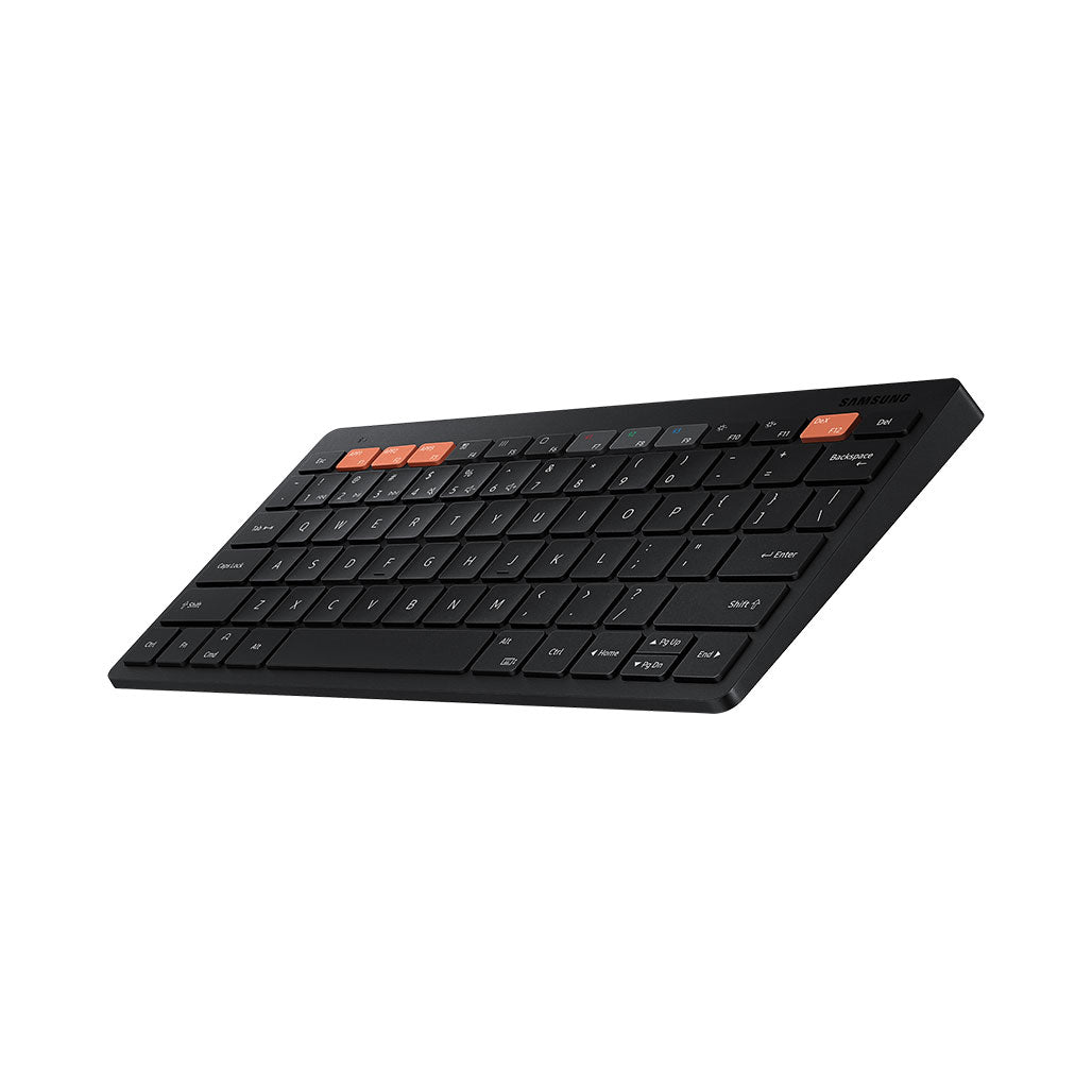 A Photo Of Samsung Smart Wireless Keyboard Trio 500 - Compact Bluetooth Keyboard with DeX Compatibility | EJ-B3400UBEGWW