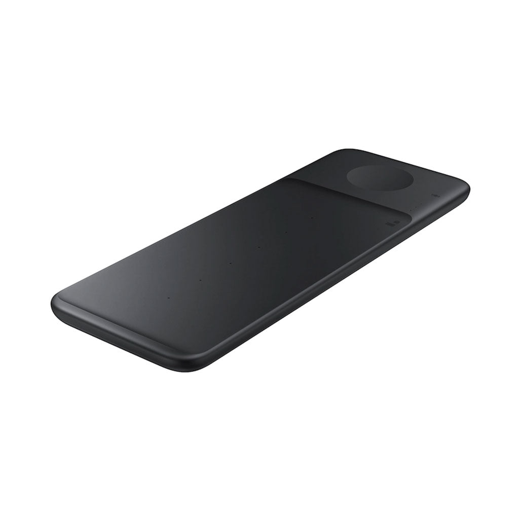 Samsung Wireless Charger Trio, Black | EP-P6300TBEGWW, 33071187755260, Available at 961Souq