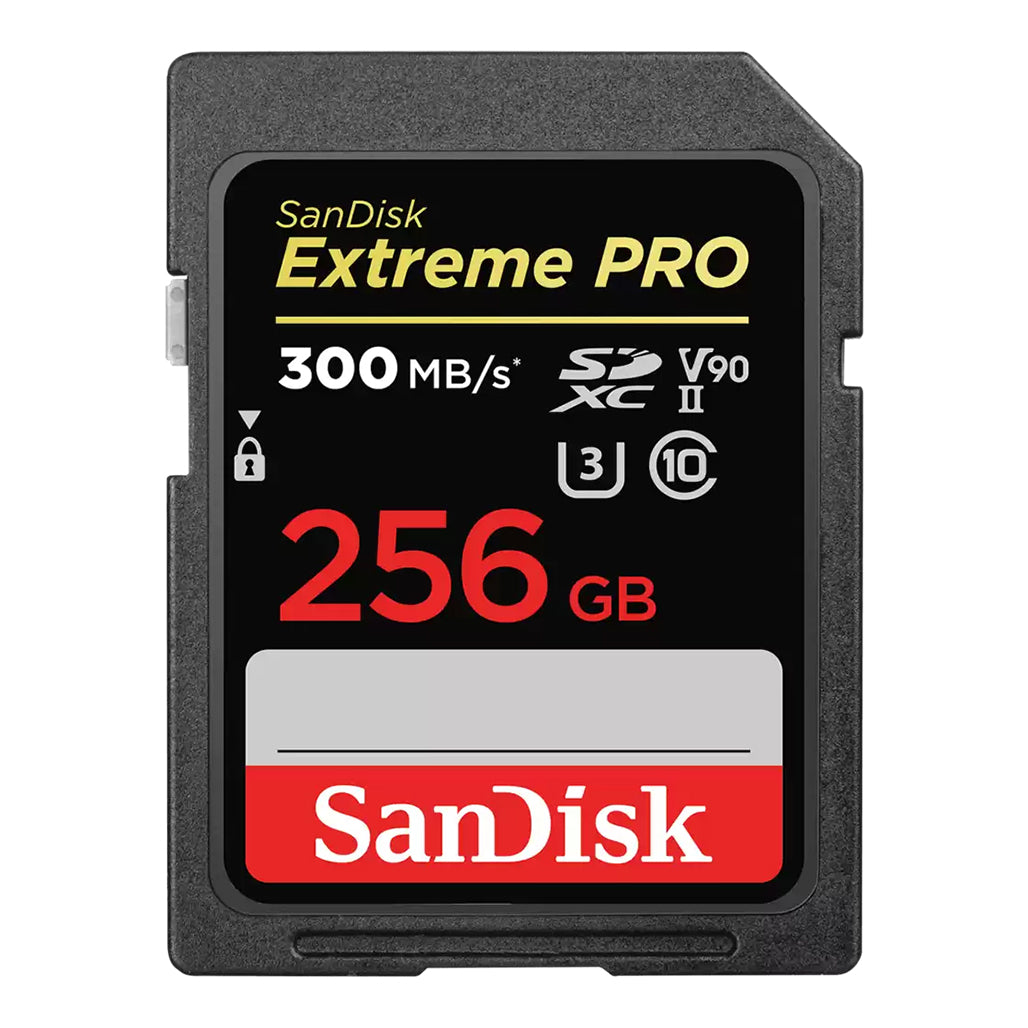 A Photo Of SanDisk 256GB Extreme PRO SDXC UHS-II Memory Card | High-Speed 8K & 4K Video Capture | SDSDXDK-256G-GN4IN