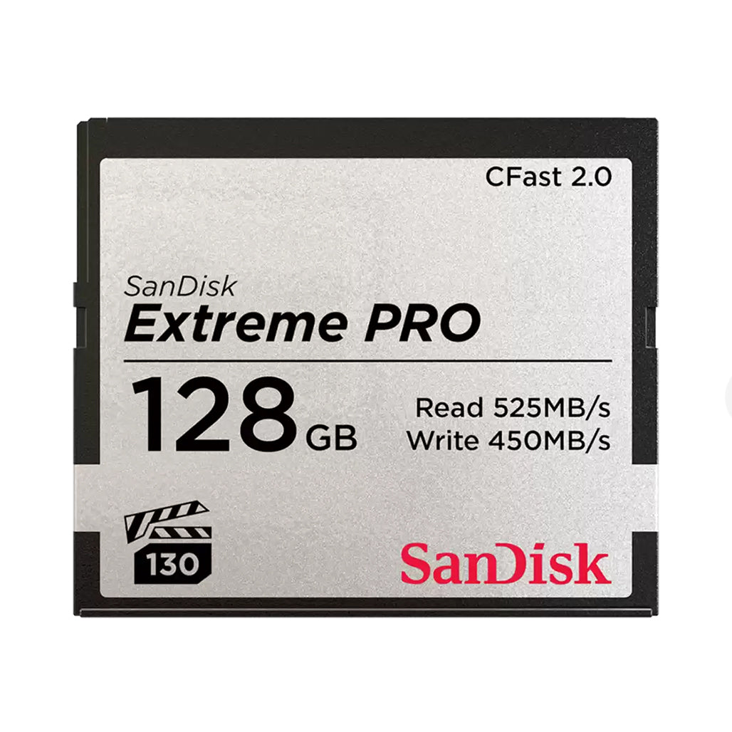 A Photo Of SanDisk Extreme PRO CFast 2.0 Memory Card - High-Speed Performance for 4K Video and Professional Photography