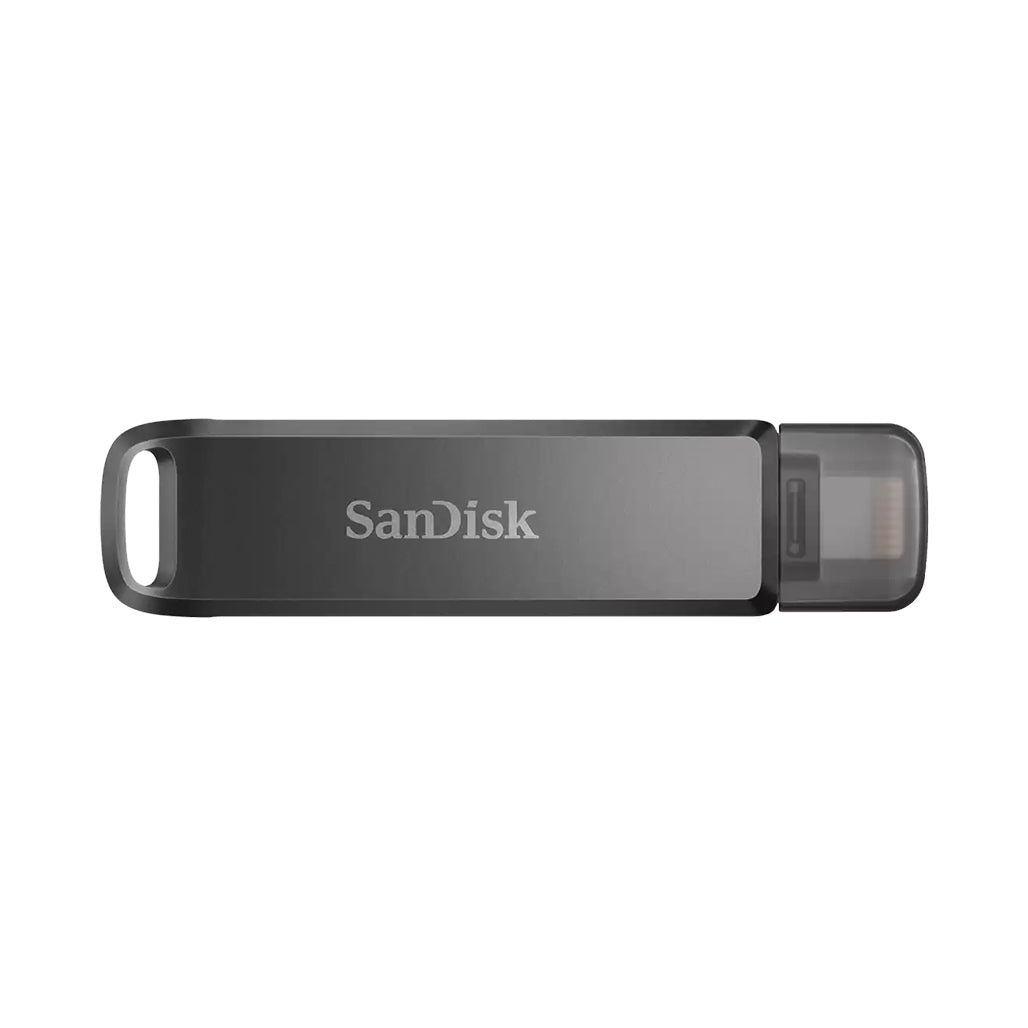 A Photo Of SanDisk iXpand Flash Drive Luxe 128GB – USB-C and USB 3.0, Compatible with iPhone 15, iPad Pro, Android, and Mac