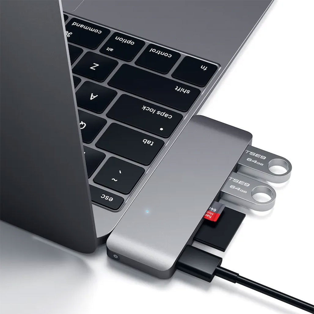Satechi Type-C Pass-Through USB Hub - ST-TCUPM, 32615940456700, Available at 961Souq