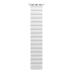 Mageasy SKIN Silicone Magnetic Apple Watch Band 38mm/40mm/41mm - White
