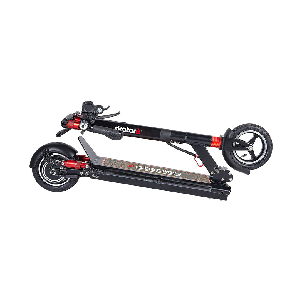 A Photo Of Skotero Stepley E-Scooter - 48V 500W Motor, Folding Design, Front & Rear Suspension