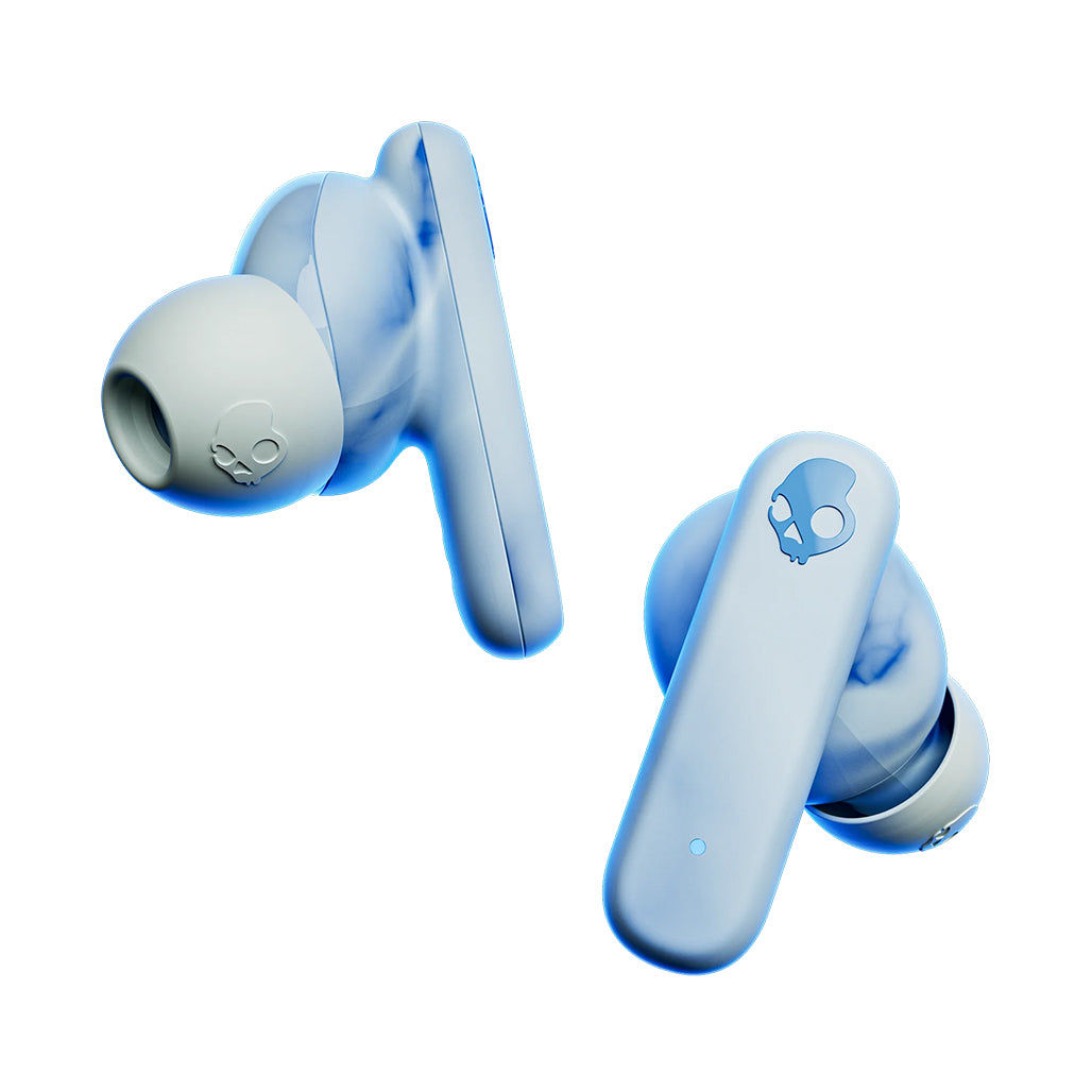 A Photo Of Skullcandy EcoBuds - Glacier | Eco-Friendly Wireless Earbuds with Superior Sound and Long Battery Life