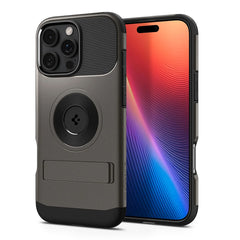 A Photo Of Spigen Slim Armor MagFit Case for iPhone 16 Pro – Dual-Layer Military-Grade Protection, MagSafe Compatibility