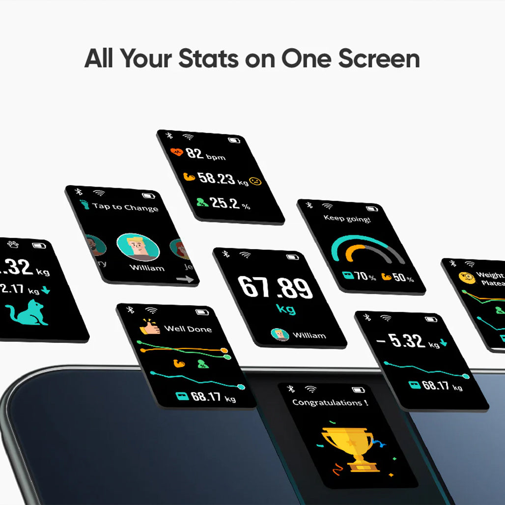 A Photo Of Eufy Smart Scale P3 - Precise Body Fat and Health Monitoring with 3D Virtual Insights