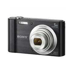 A Photo Of Sony Cyber-shot DSC-W800 Digital Camera (Black) - Compact Point-and-Shoot with 20.1 MP Sensor, 5x Optical Zoom, and 720p HD Video