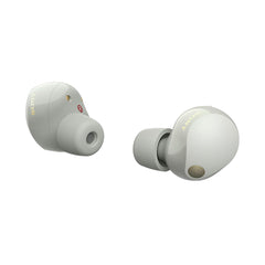 A Photo Of Sony WF-1000XM5 Wireless Noise Cancelling Earbuds - Silver | Premium Sound, Enhanced Noise Cancellation, and Sleek Design