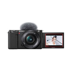 Sony ZV-E10 Mirrorless Camera with 16-50mm Lens (Black)