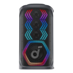 A Photo Of Anker Soundcore Rave 3 AI Karaoke Party Speaker with 160W Sound, 12H Playtime, and 2 Wireless Microphones