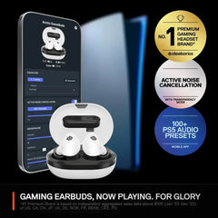 A Photo Of SteelSeries Arctis GameBuds™ for PlayStation – Wireless Gaming Earbuds with 2.4GHz and Bluetooth 5.3