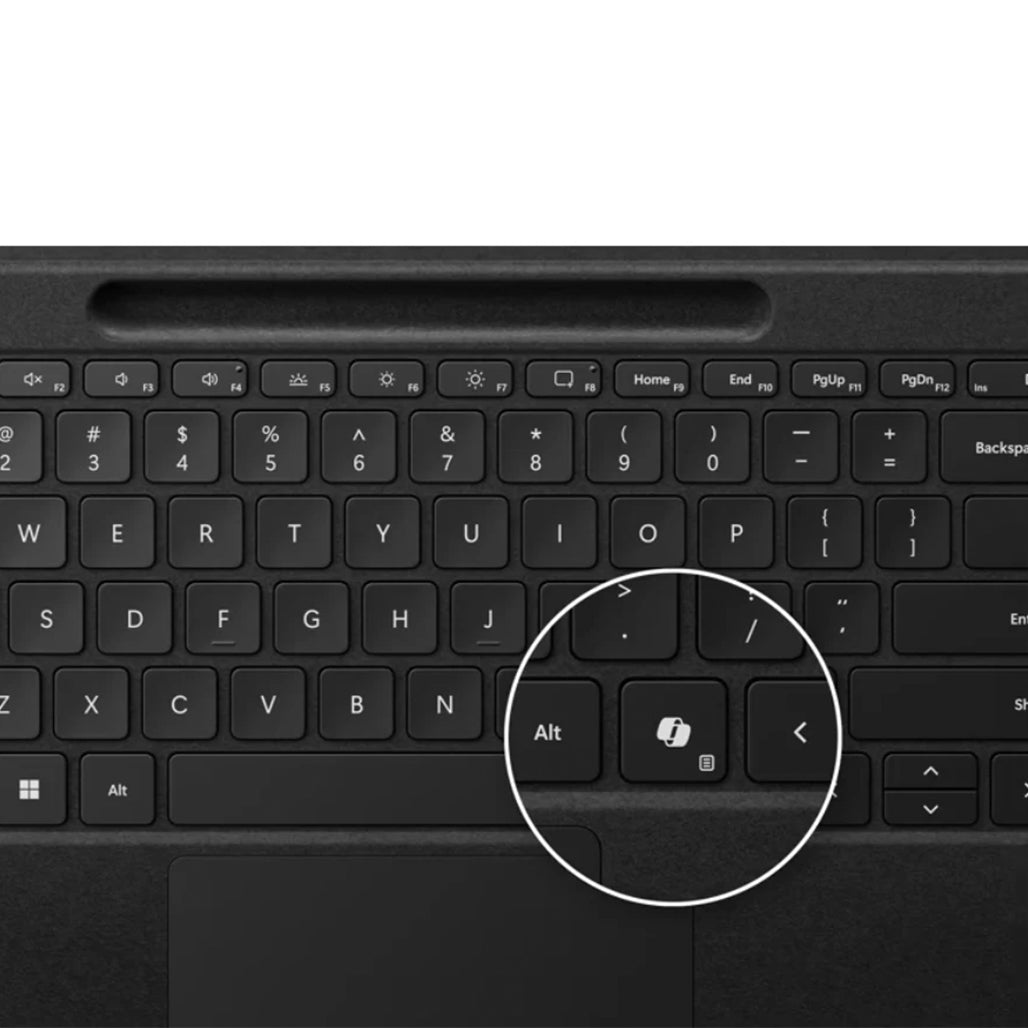 A Photo Of Microsoft Surface Pro Flex Keyboard with Slim Pen – Seamless Pairing, Versatile Functionality, and Extended Battery Life