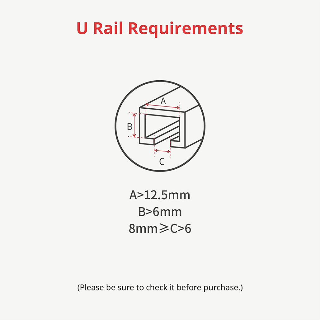 A Photo Of SwitchBot Curtain (U Rail) SWITCHBOT-41-WH | Smart Curtain Opener for U-Shaped Rails