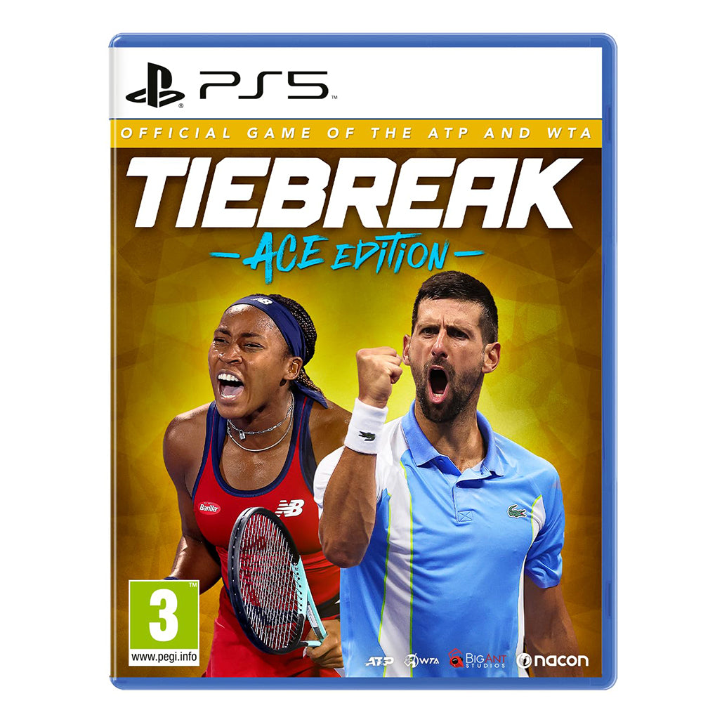 A Photo Of TIEBREAK Ace Edition for PS5 – Exclusive Challenge Pack, Adidas Vintage Pack & Realistic Tennis Simulation