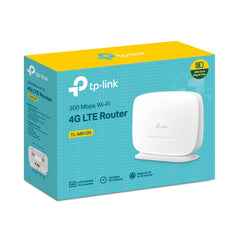 A Photo Of TP-Link TL-MR105 300 Mbps Wireless N 4G LTE Router | Plug & Play, 32 Device Support, Dual Antennas