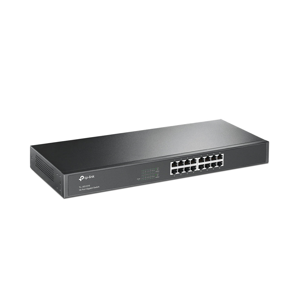 A Photo Of TP-Link TL-SG1016 16-Port Gigabit Rackmount Switch | Energy-Efficient, High Performance, Rack-Mountable