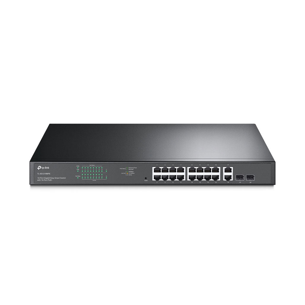 A Photo Of TP-Link TL-SG1218MPE 18-Port Gigabit Easy Smart Switch with 16 PoE+ Ports - High-Power Performance and Advanced Features