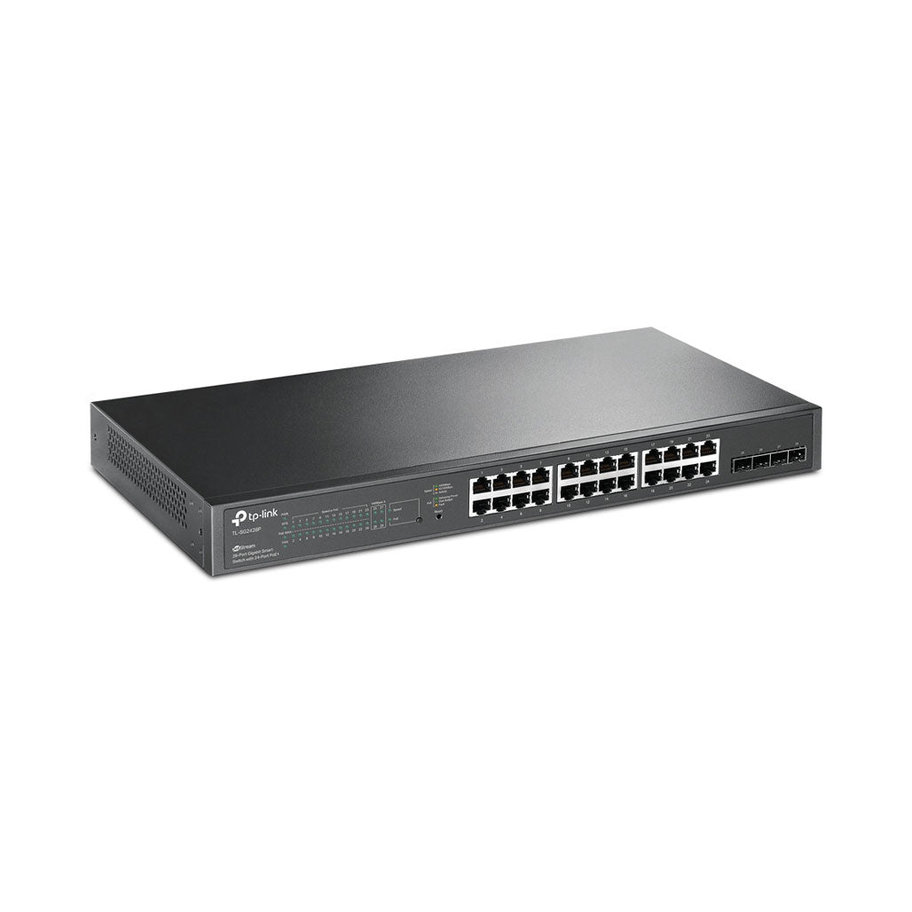 TP-Link TL-SG2428P JetStream 28-Port Gigabit Smart Switch with 24-Port PoE+, 31868043624700, Available at 961Souq