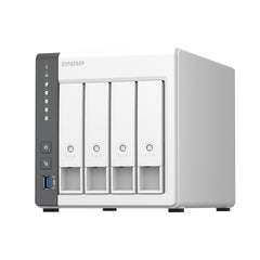 A Photo Of QNAP TS-433 4-Bay NAS with Built-in AI NPU for Personal Cloud and Home Entertainment