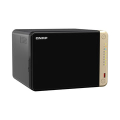 A Photo Of QNAP TS-664-8G-US 6-Bay Desktop NAS – High-Performance Intel Quad-Core Processor, Dual 2.5GbE Ports, and SSD Caching