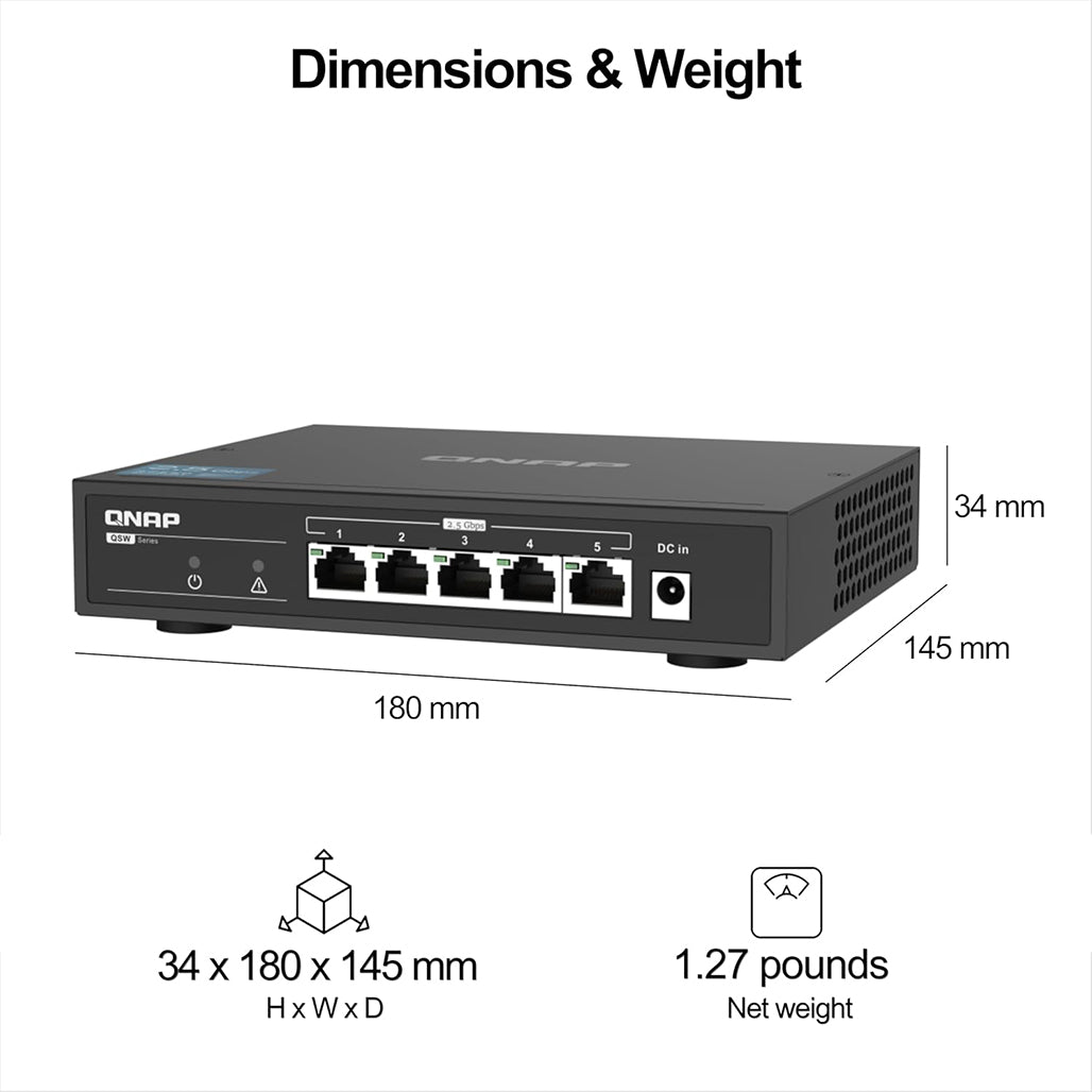 A Photo Of QNAP TS-873A 8-Bay AMD Ryzen Quad-Core NAS with QSW-1105-5T 5-Port 2.5GbE Switch