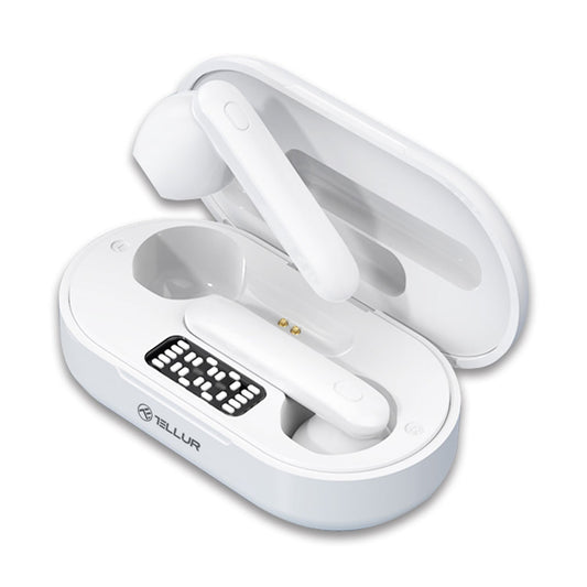 Tellur Flip Bluetooth True Wireless Earphones - White