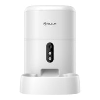Tellur Smart WiFi Pet Feeder 4L - Ultra HD Camera - White
