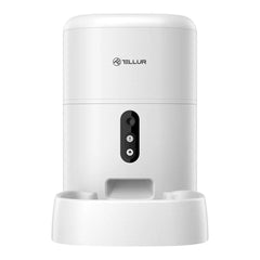 Tellur Smart WiFi Pet Feeder 4L - Ultra HD Camera - White