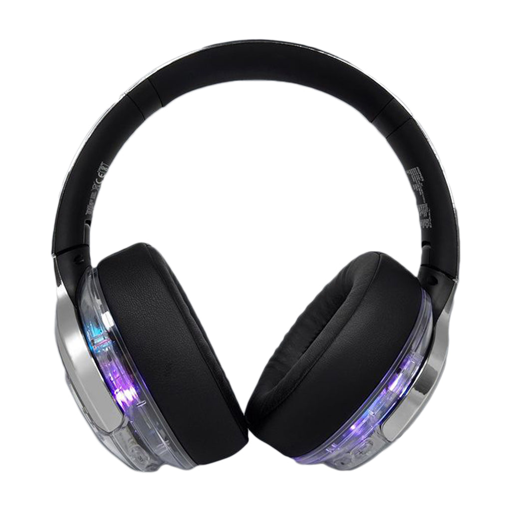 Promate Transtune ANC Wireless Headphones with RGB - Silver, 32903704903932, Available at 961Souq