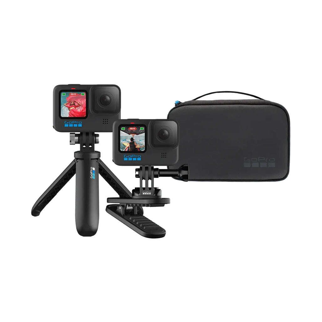 A Photo Of GoPro Travel Kit - Shorty + Magnetic Swivel Clip + Camera Case