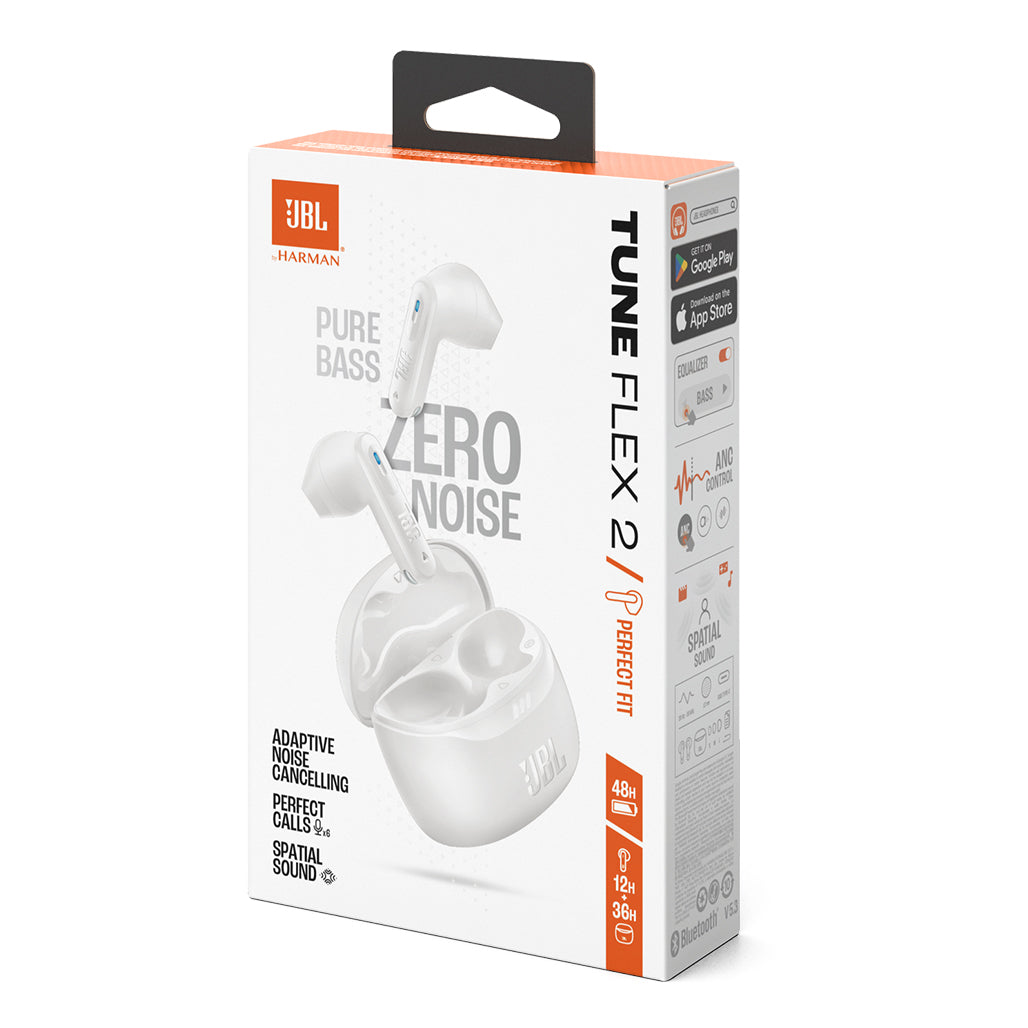 A Photo Of JBL Tune Flex 2 True Wireless Earbuds – Pure Bass, Adaptive Noise Cancelling, and Immersive Spatial Sound