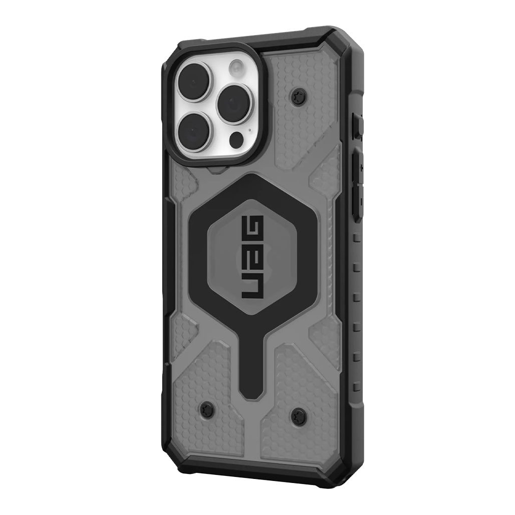 A Photo Of UAG Pathfinder Clear Case for iPhone 16 Pro Max – MagSafe Compatible, Drop Protection, Lightweight Design