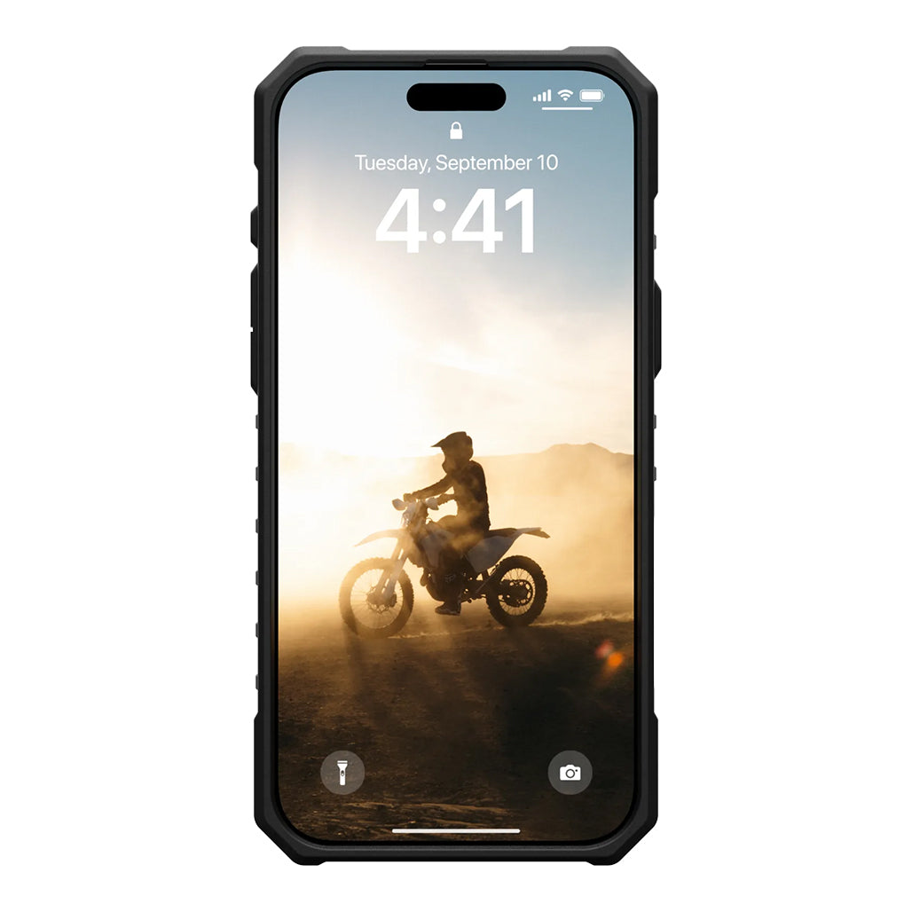 A Photo Of UAG Pathfinder Clear Case for iPhone 16 Pro Max – MagSafe Compatible, Drop Protection, Lightweight Design