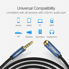 UGreen 3.5mm AUX Braided Cable Male to Female