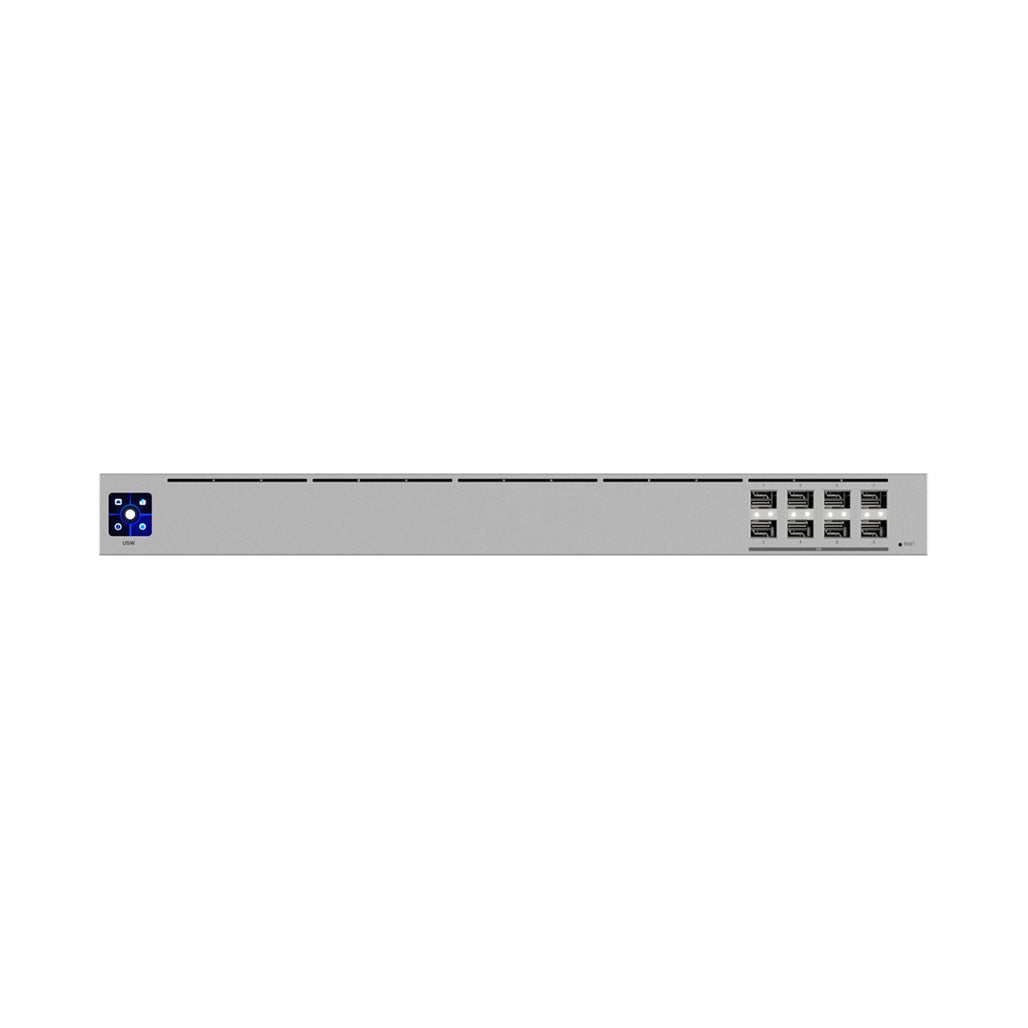 A Photo Of Ubiquiti UniFi USW-Aggregation - 8-Port Layer 2 Switch with 10G SFP+ Connectivity and 160Gbps Switching Capacity