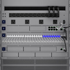 A Photo Of Ubiquiti USW-Pro-Max-24-PoE - 24-port, Layer 3 Etherlighting™ switch capable of high-power PoE++ output