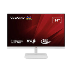 A Photo Of ViewSonic VA2432-H-W 24” Full HD 1080p Frameless IPS Monitor – High-Performance Display with Low Blue Light, Flicker-Free Technology, and Wide Viewing Angles