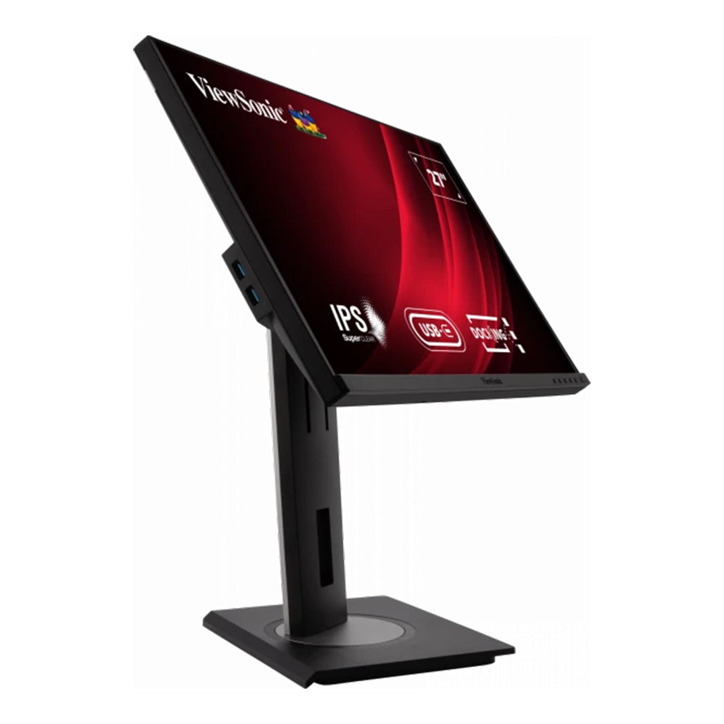 A Photo Of ViewSonic VG2756-4K 27” 4K UHD Docking Monitor with USB-C and Ethernet Connectivity