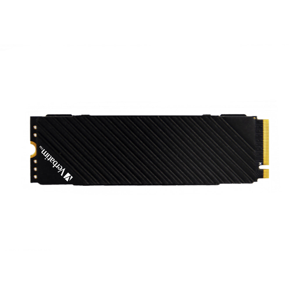 A Photo Of Verbatim Vi7000G 2TB PCIe NVMe M.2 SSD for PS5 | Ultra-Fast Gaming SSD with Heat Sink