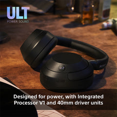 A Photo Of Sony ULT WEAR Wireless Noise Canceling Headphones | WHULT900NB.CE7 – Advanced Noise Cancellation, Bass Customization, 30-Hour Battery Life, and Voice Assistant Support