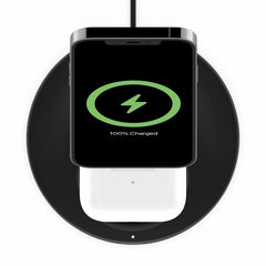 Belkin BoostCharge Pro 2-in-1 Wireless Charger Stand with Official MagSafe Charging 15W - Black