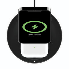 A Photo Of Belkin BoostCharge Pro 2-in-1 Wireless Charger Stand with MagSafe Technology – 15W Charging for iPhone and AirPods