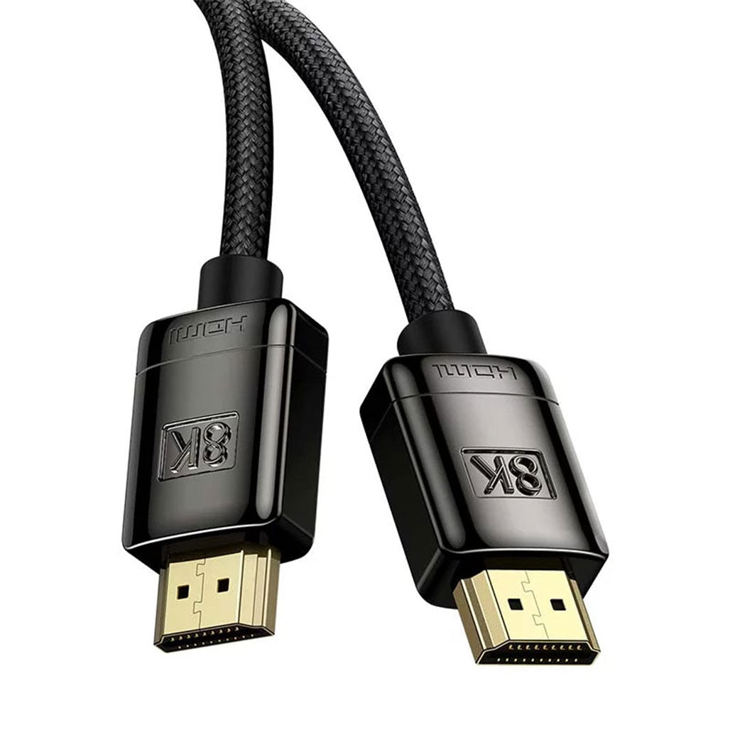 A Photo Of Baseus WKGQ000001 HDMI 8K Adapter Cable – High Definition 2m | Supports HDMI 2.1, 3D, VRR, and Deep Color Gamut