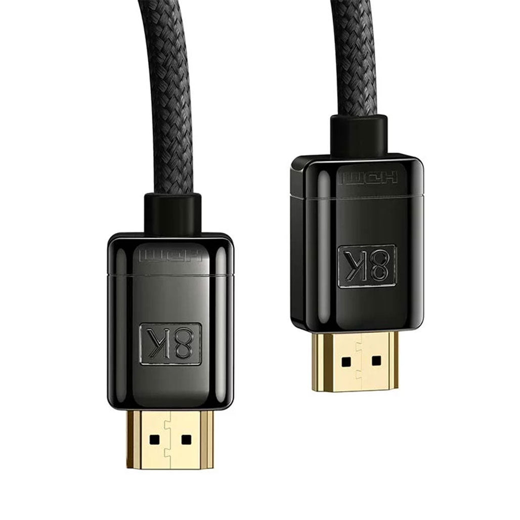 A Photo Of Baseus WKGQ000001 HDMI 8K Adapter Cable – High Definition 2m | Supports HDMI 2.1, 3D, VRR, and Deep Color Gamut